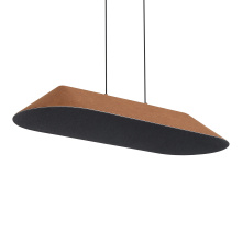 Golden Canada 3133-LP43 CO-BK - Golden Lighting Faroe Integrated LED Island Light in Coffee/Black